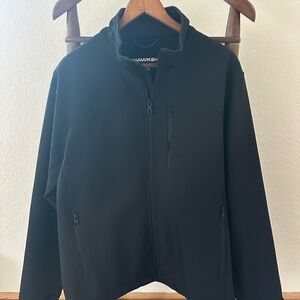 Hawke & Co Black Softshell Zip Jacket Size Men’s Medium